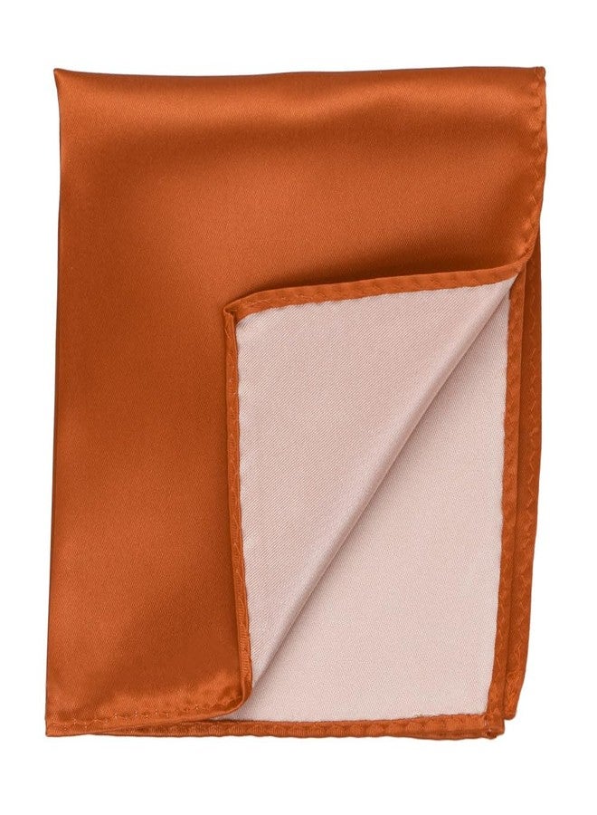 tiemart منديل جيب فاخر من تيمارت (برتقالي محروق) - Image 4